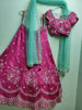 Picture of Pink bridal lehenga with heavy zardosi work