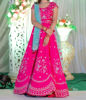 Picture of Pink bridal lehenga with heavy zardosi work