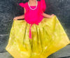 Picture of Beautiful combo of Stylish Pink top and Green Skirt and Unicorn / Rainbow  theme Top and Skirt for 2-4Y