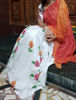 Picture of Hand-painted Uppada Silk Lehenga with 2 blouses and dupatta