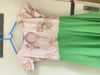 Picture of Parrot Green combination long frock
