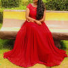 Picture of Maroon long frock
