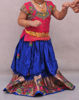 Picture of Pochampally Pattu Langa with maggam work Blouse For 2-4Y