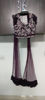 Picture of Pretty Wine colour Lehenga with maggam work croptop
