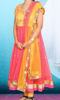 Picture of Beautiful Long Frock with Maggam Work
