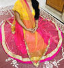 Picture of Beautiful Long Frock with Maggam Work