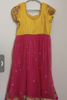 Picture of Beautiful Long Frock with Maggam Work
