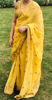 Picture of Yellow georgette saree with blouse