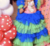 Picture of Layered Frill frock(1-2Y) and Mother long designer frock