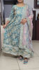 Picture of Long gown with netted Dupatta