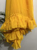 Picture of Yellow ruffle saree