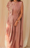 Picture of Mauve trendy saree style dress