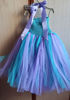Picture of Blue and purple tutu frock For 2-3y