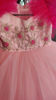 Picture of Elegant frilly sleeves and dual color layered gown For 1-2Y