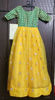 Picture of Beautiful yellow & green combo long Long frock