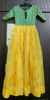 Picture of Beautiful yellow & green combo long Long frock