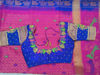Picture of Soft Pattu Saree with maggam work blouse