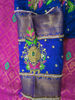 Picture of Soft Pattu Saree with maggam work blouse