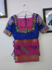 Picture of Soft Pattu Saree with maggam work blouse