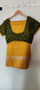 Picture of Peach saree and yellow saree