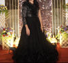 Picture of IPL21 Black Net Designer Gown