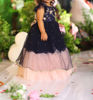 Picture of Navy blue party wear dress For 1-3Y