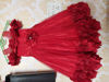 Picture of Party wear red frock for 2-4Y