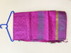 Picture of Pink & Purple Pattu Saree with Maggam & Aari Work Embroidery Blouse