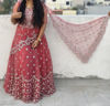 Picture of Full mirror work Ready Made long Frock