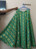 Picture of Sea green Benarasi lehenga with pink crop  top