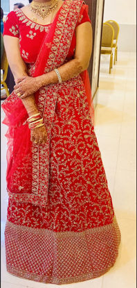 Picture of Pretty Red Bridal Lehenga