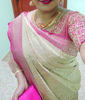 Picture of Original kanchipuram silk saree with maggam work blouse