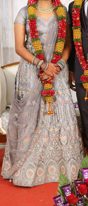 Picture of Grey lehenga