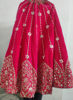 Picture of Dark Pink velvet Bridal lehenga