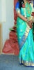 Picture of Peacock Green colour silk saree