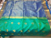 Picture of Peacock Green colour silk saree