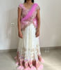 Picture of Half White Zardozi embroidered Lehenga