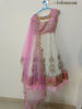 Picture of Half White Zardozi embroidered Lehenga