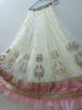 Picture of Half White Zardozi embroidered Lehenga