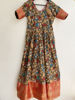 Picture of Tussar silk Kalamkari long frock