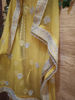 Picture of Pretty Yellow Lehenga with all over Silver work