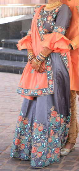 Picture of Grey Lehenga