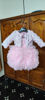 Picture of BABY PINK Twinning mom and daughter (1-3Y) Combo Long Frocks