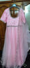 Picture of BABY PINK Twinning mom and daughter (1-3Y) Combo Long Frocks