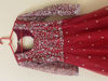 Picture of Beautiful Red Zardosi Maggam work Long Frock