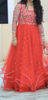 Picture of Beautiful Red Zardosi Maggam work Long Frock