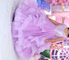 Picture of Lavender color Ruffle Ball Gown