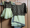 Picture of Mother and daughter combo saree & dress 0-6M