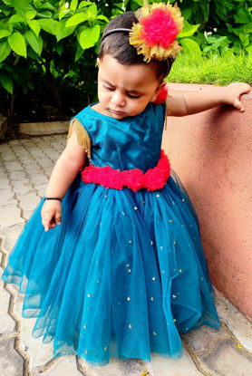 Picture of Baby girl party frock for 1-2Y