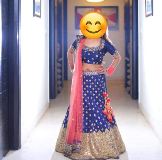 Picture of Royal Blue Lehnga